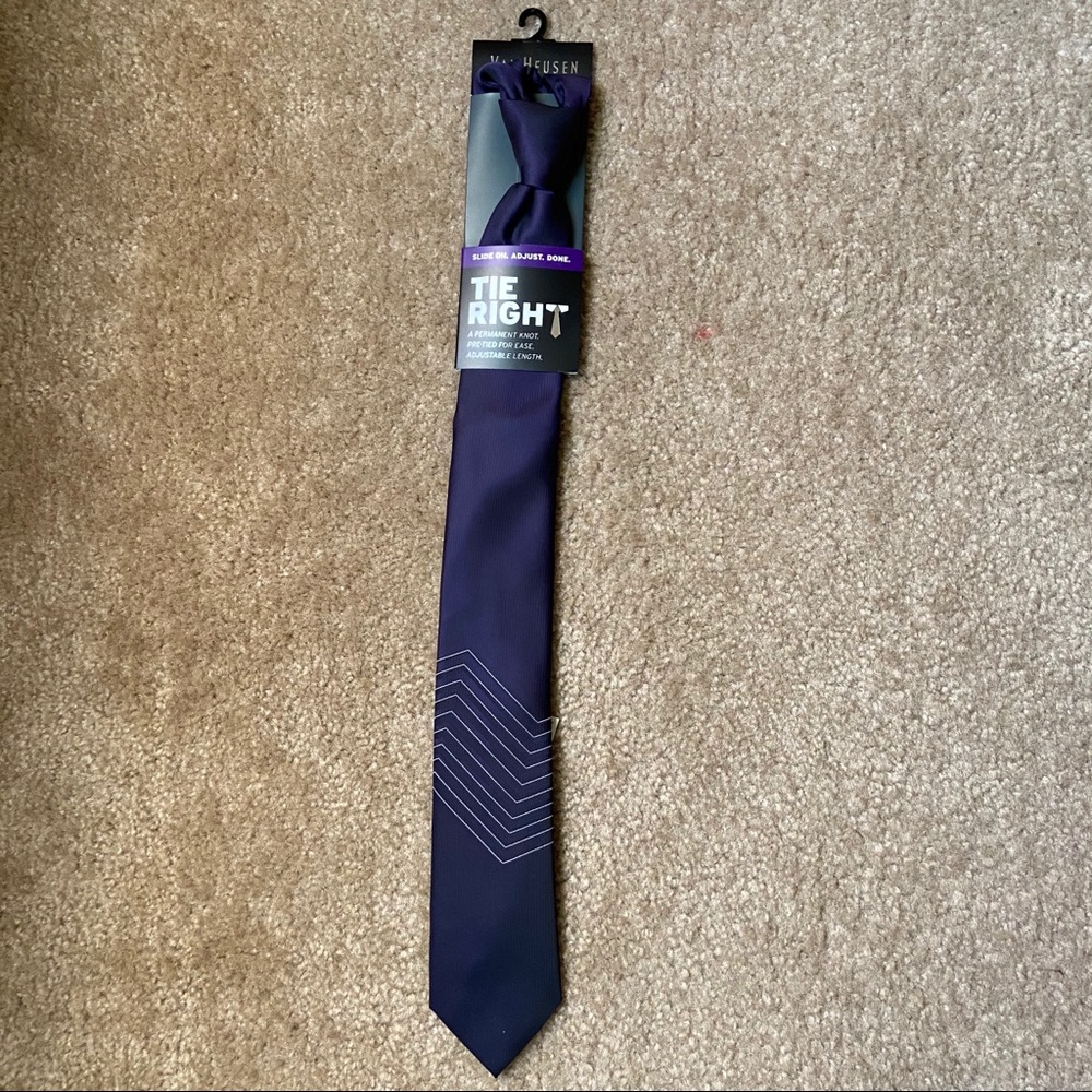 Purple Van Heusen Tie